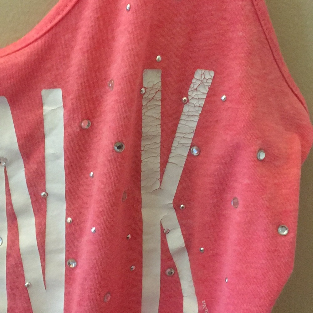 PINK Rhinestone Tank - Picture 3 of 3